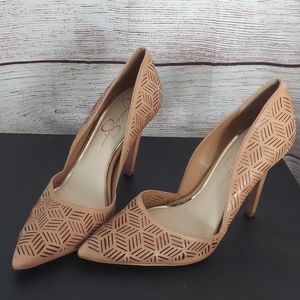 Size 8.5 Jessica Simpson Charli Pumps Light Tan